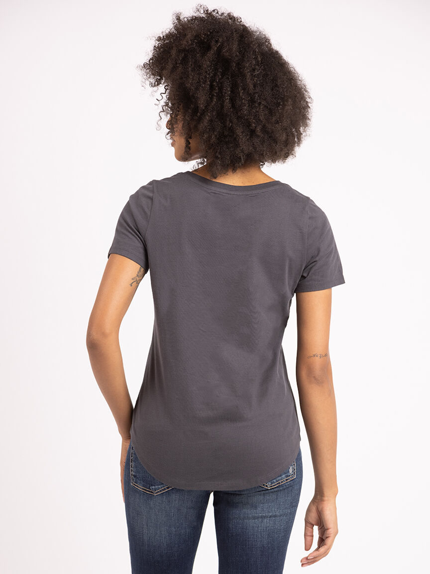 saige scoop neck t-shirt