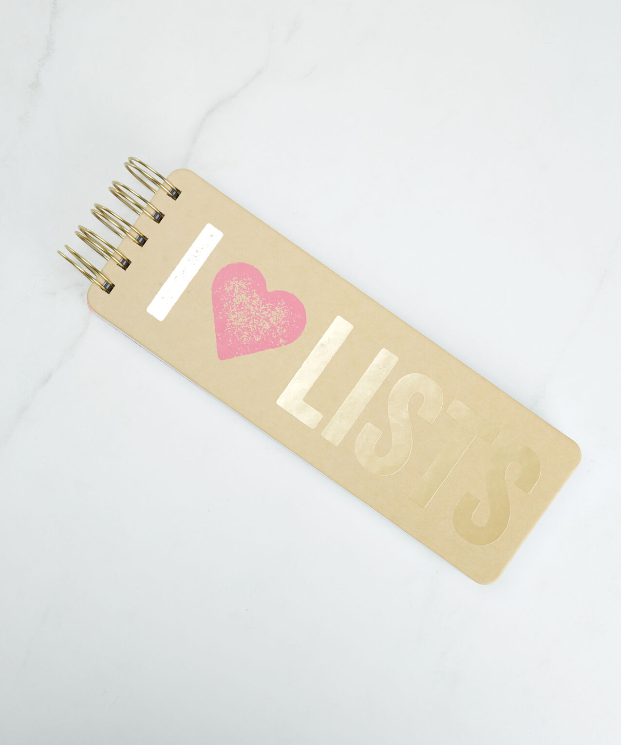 heart spiral top notepad  Image 1