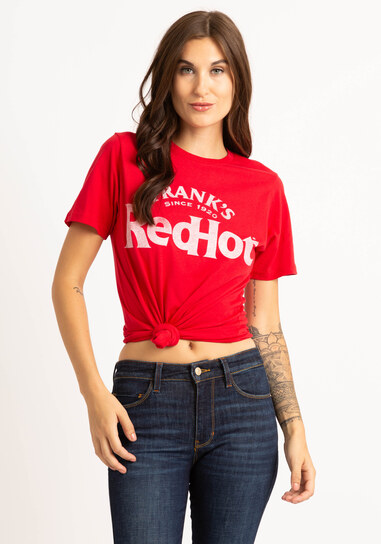 frank's red hot logo t-shirt
