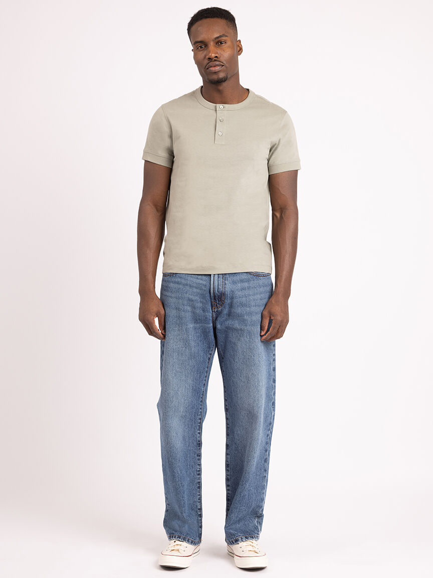 jeremy 3 button henley