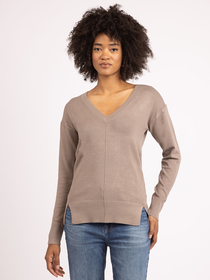 v neck sweater Image 4