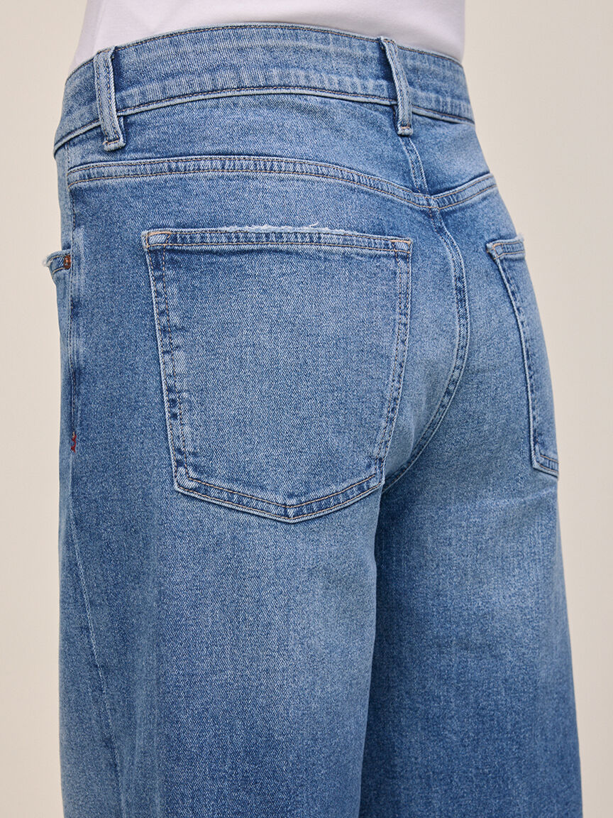 CJU wide leg jean varsity blue