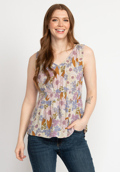 marion v-neck sleeveless blouse Image 1
