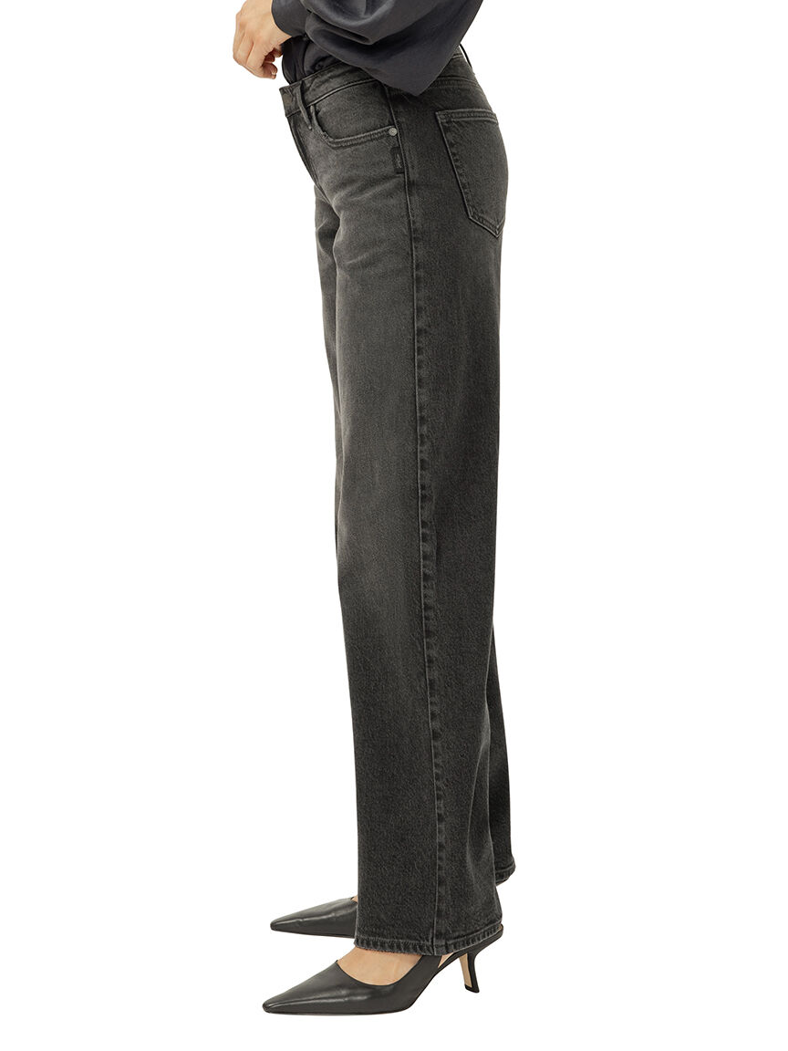 Loose & Low Rise Straight Leg Jeans