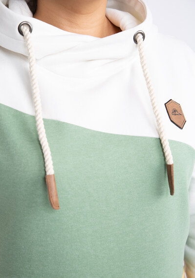 ainsley colorblock hooded popover Image 5
