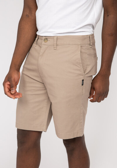 ashton flat front twill shorts Image 4