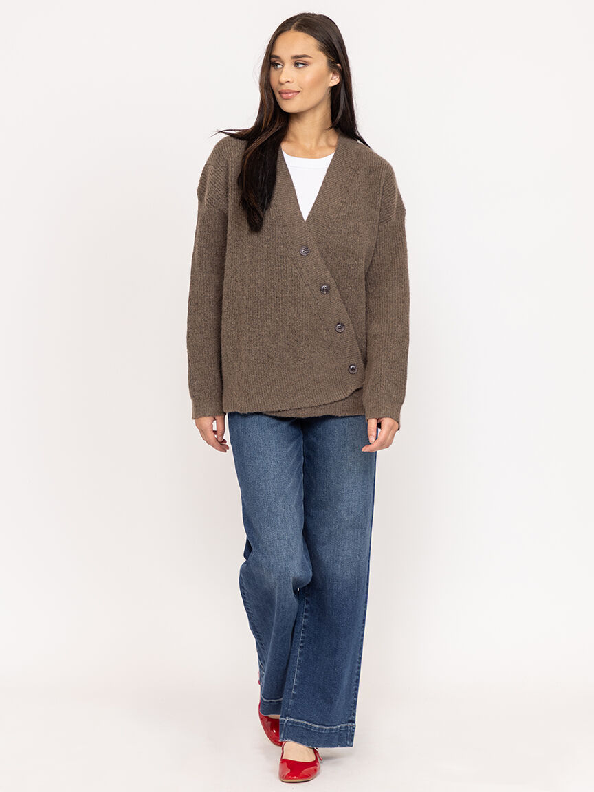 asymmetrical cardigan