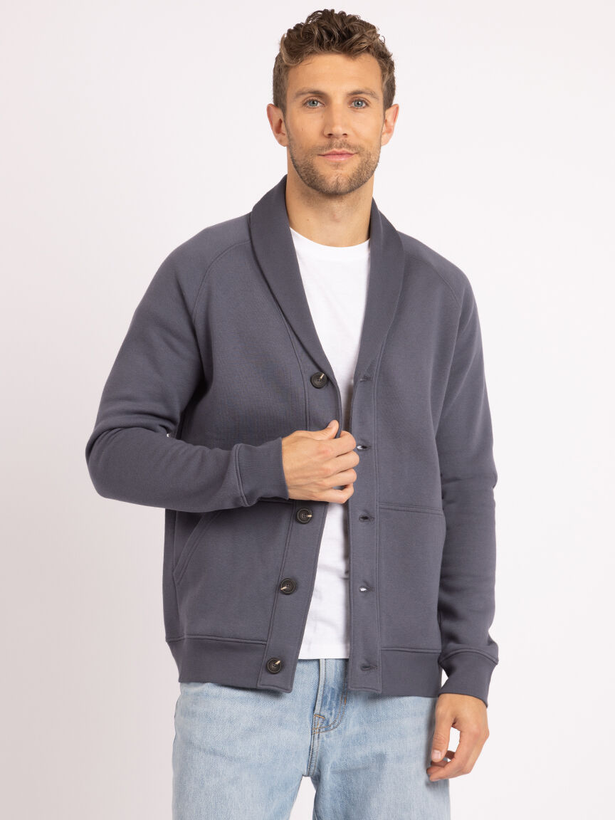 【国内発送】 seth fleece 2000007802 Bootlegger cardigan トップス