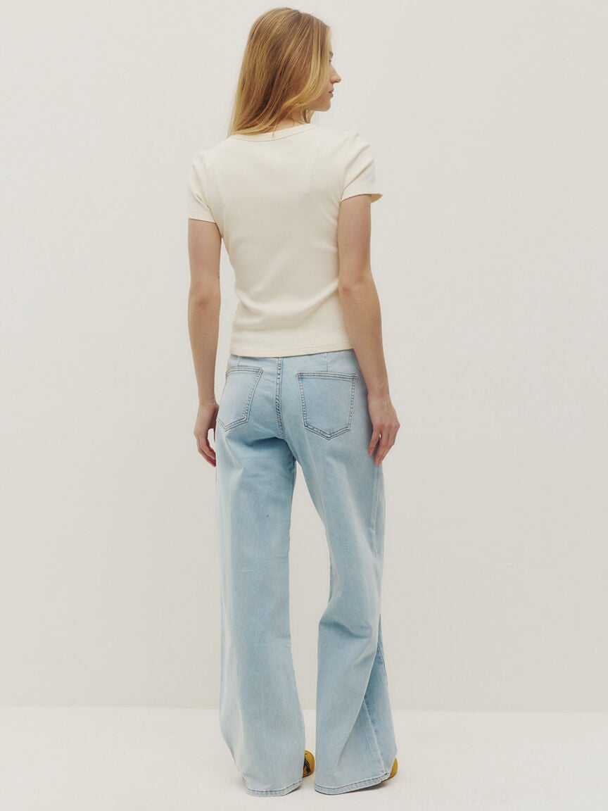 classic rib tee Image 4