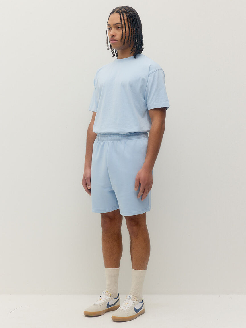 sweat short baby blue