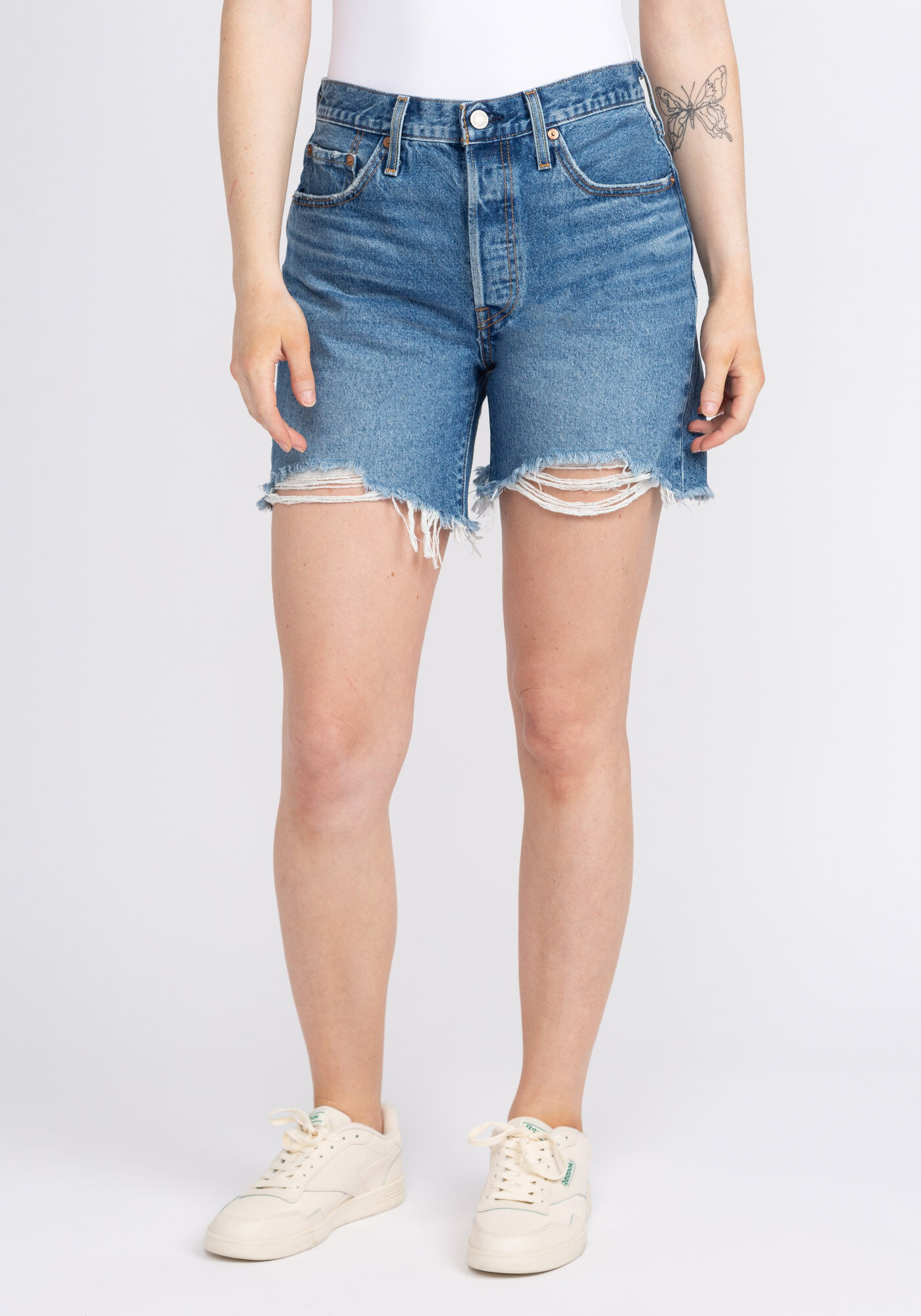 mid thigh shorts Image 1