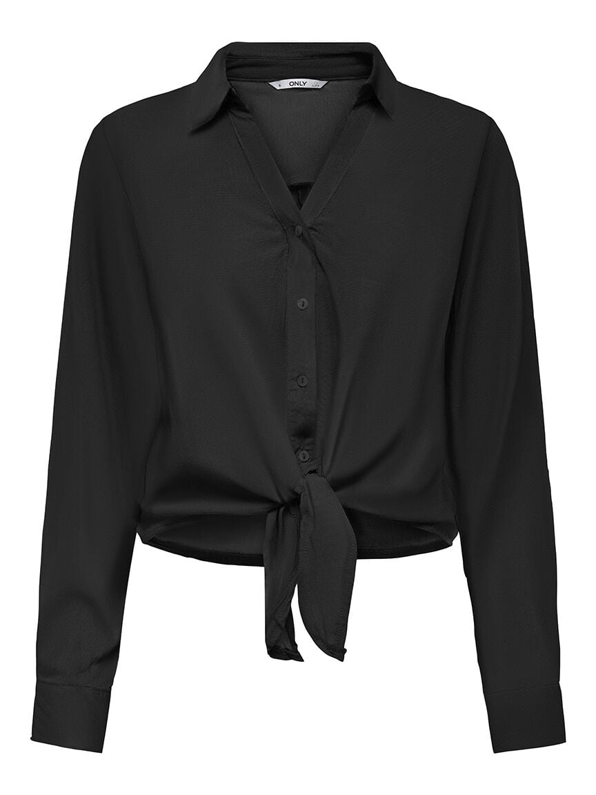 nova long sleeve knot shirt
