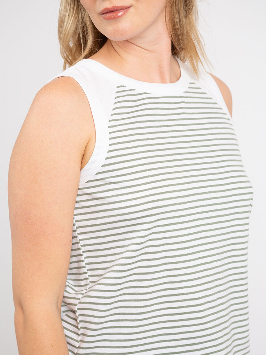 mildred muscle tank stripe Image 5