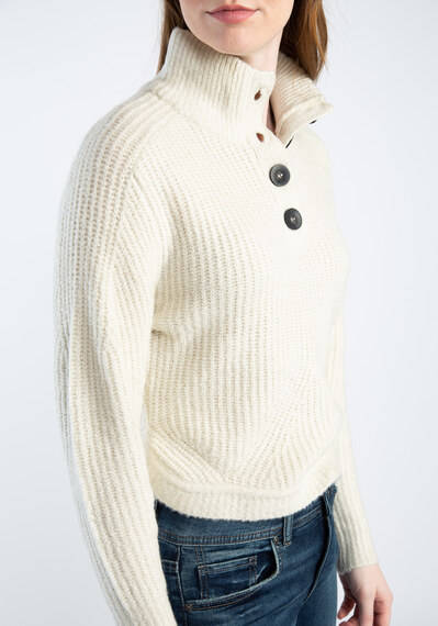 henly mock neck popover sweater Image 4