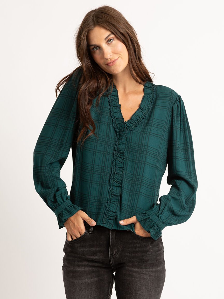 Sybil plaid long-sleeve Image 2