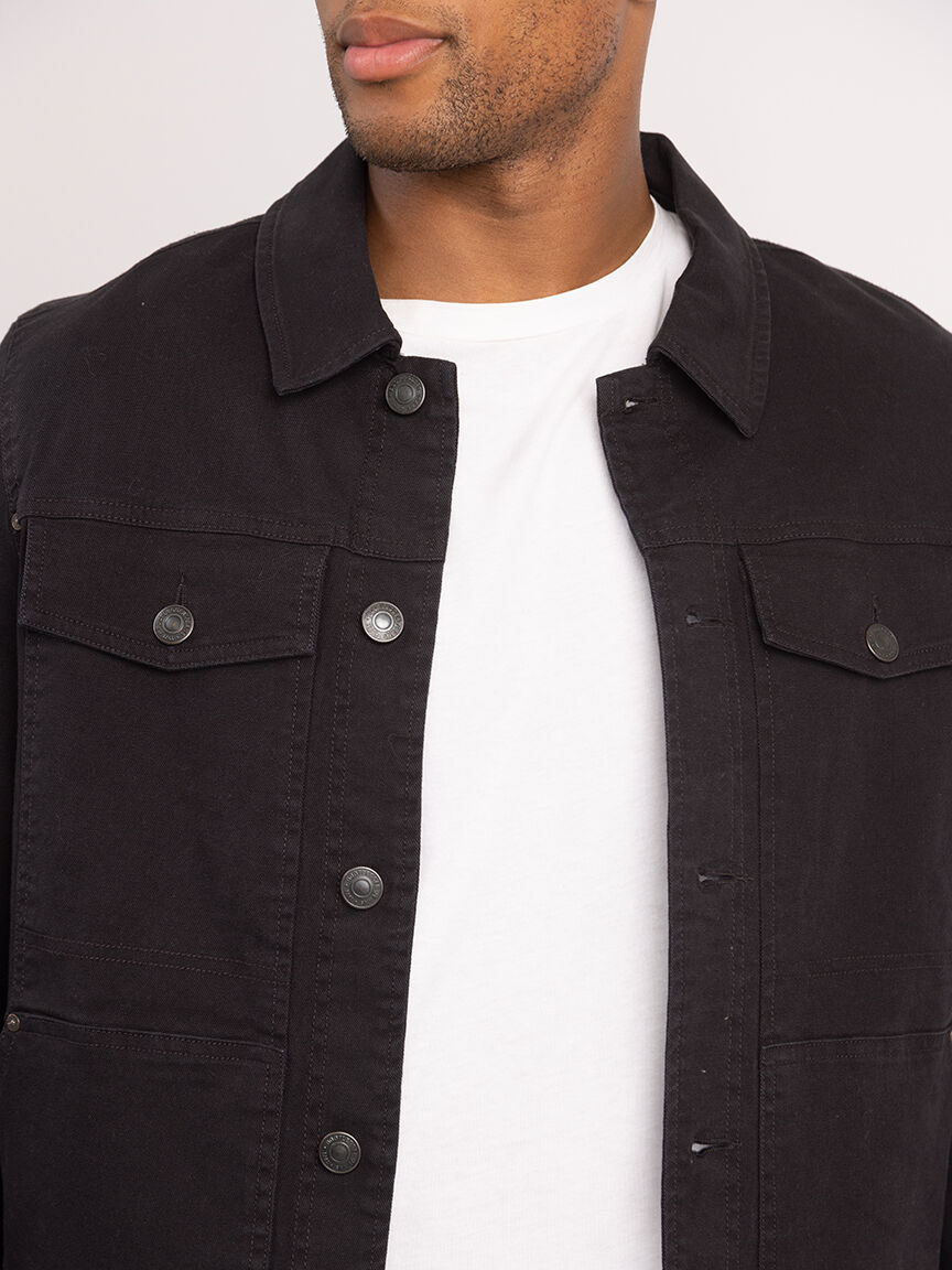 christopher plaid lined trucker jacket Image 4