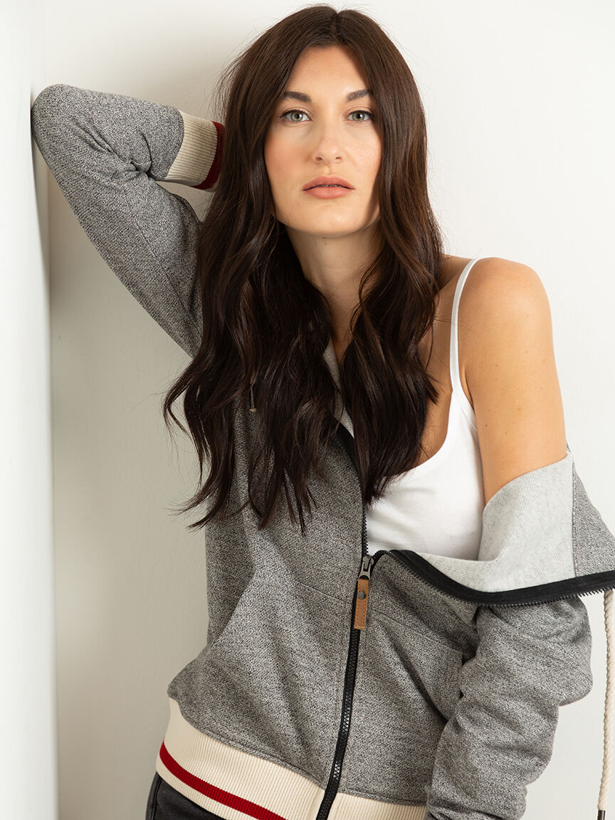 zaharah cabin full zip hooded fleece Image 1