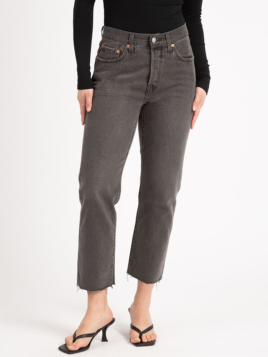 501 original cropped jean Image 2