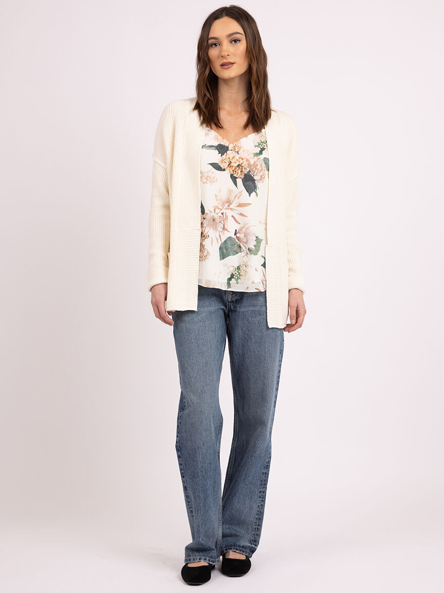 adilyn open front cardigan  Image 2