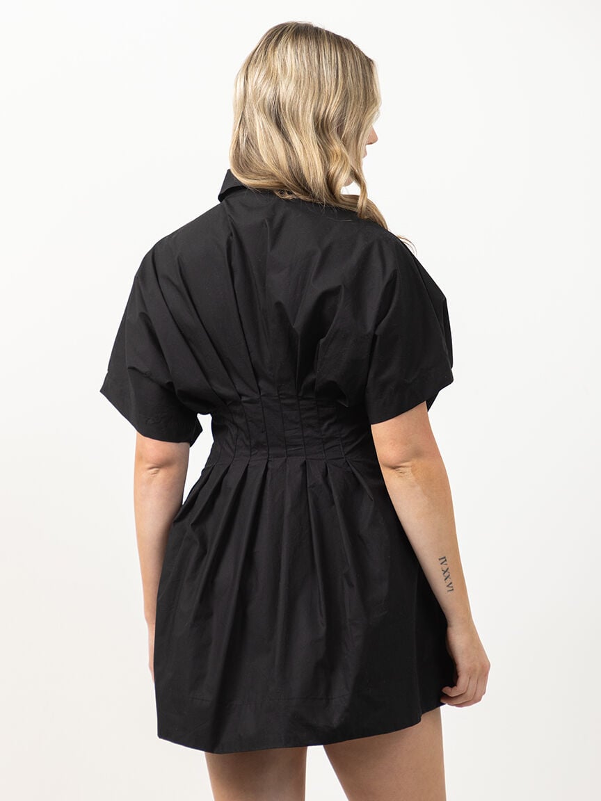short poplin dress
