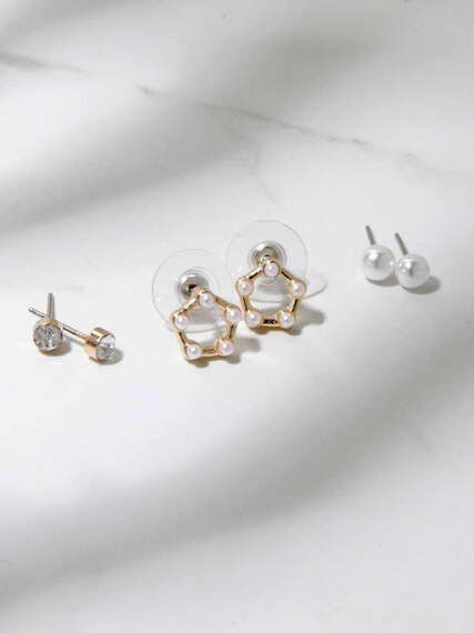 6 pack stud and dangle earrings 6 pack stud and dangle earrings Image 3