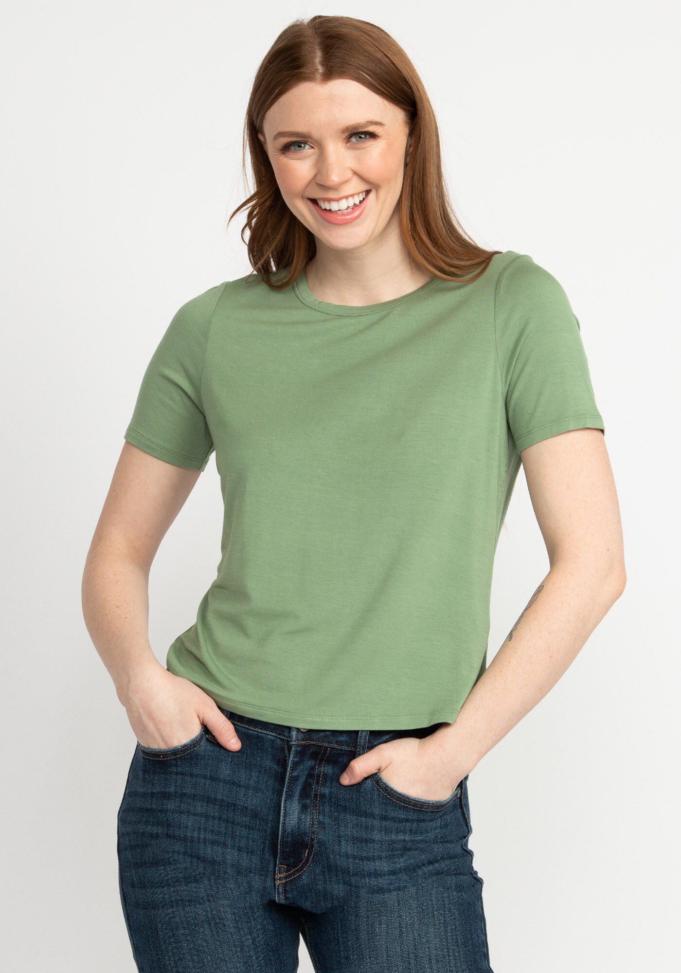 sereena crew neck short sleeve t-shirt Image 1