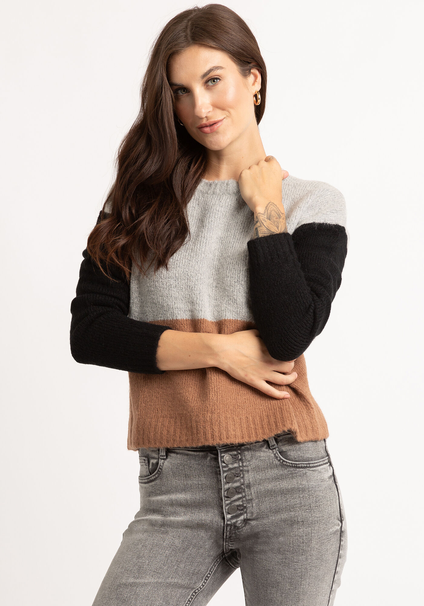 jeannine colourblocked popover Image 2