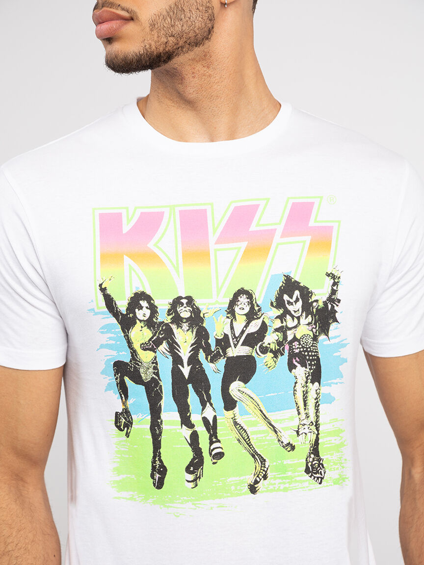 unisex kiss graphic Tee Image 6