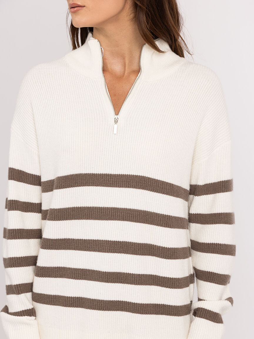 mauren 1/4 zip mock neck sweater Image 5