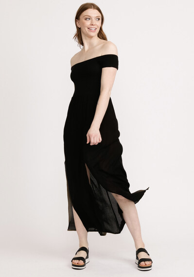 augustine smocked off shoulder maxi dress augustine smocked off shoulder maxi dress Image 3