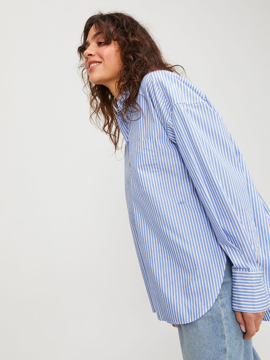 jamie relaxed poplin shirt