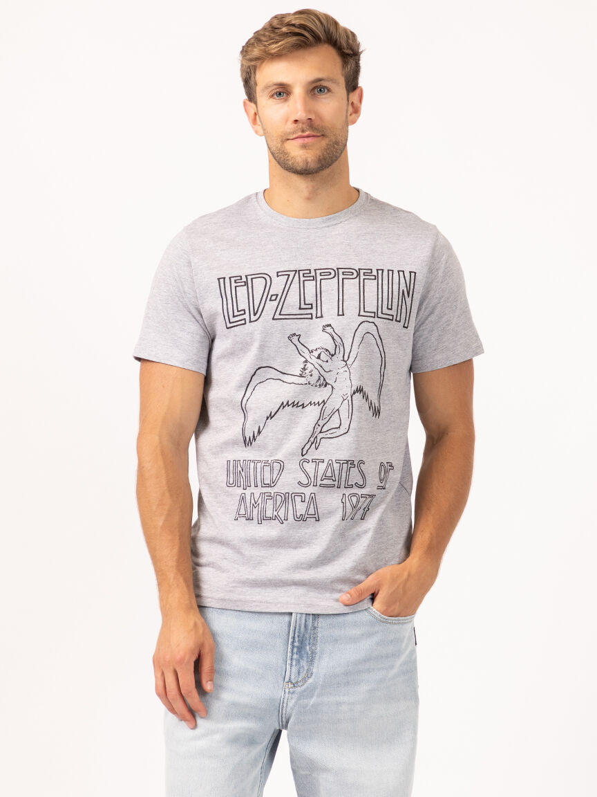 unisex led zepplin graphic tee