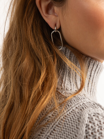 link style drop earrings