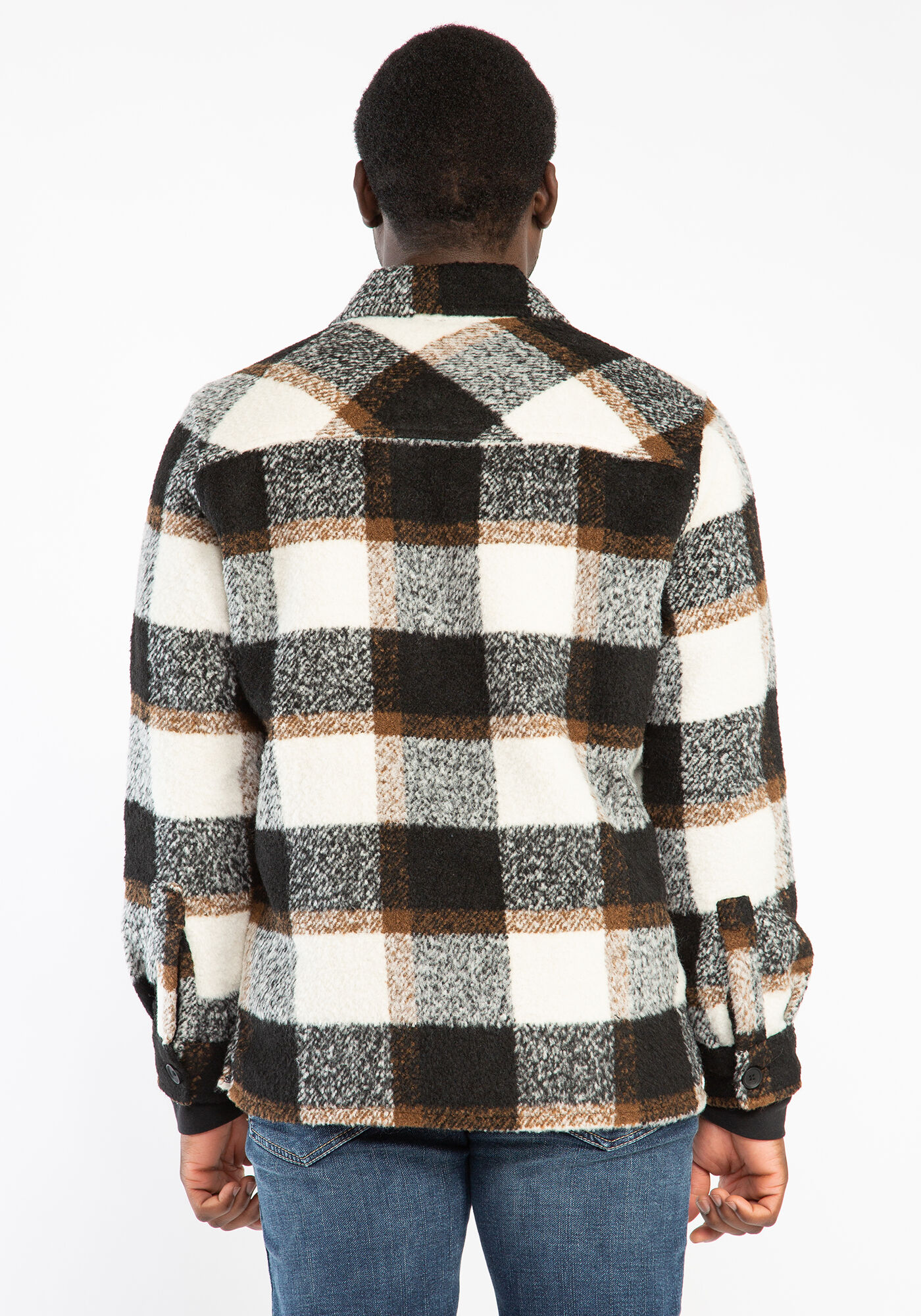 plaid shirt jacket Image 2