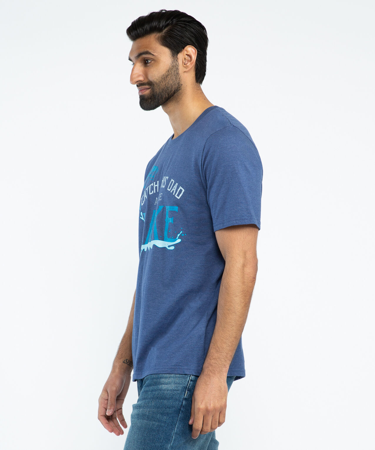 catch this dad at the lake tee Image 3