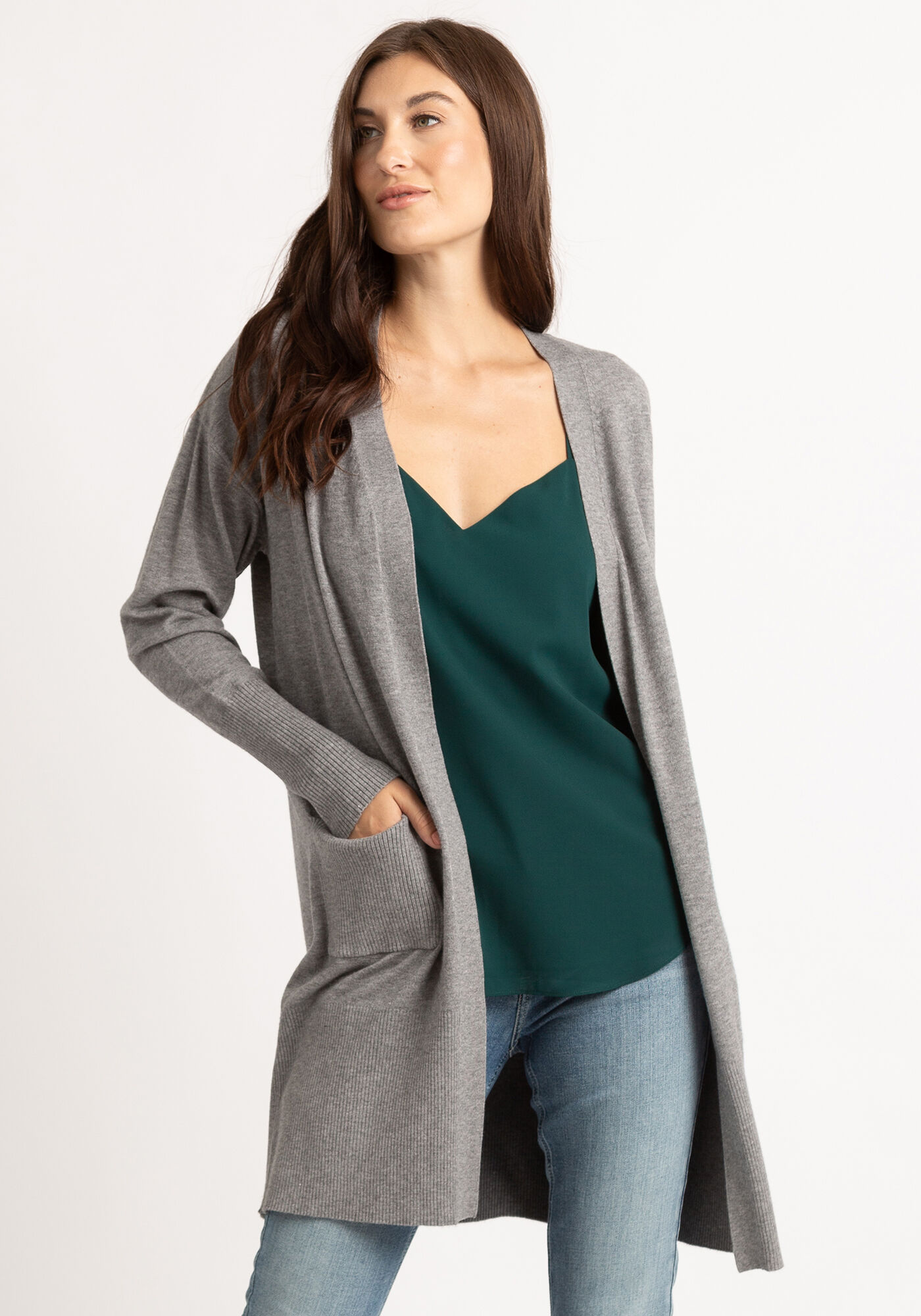 Grey cardigans hot sale