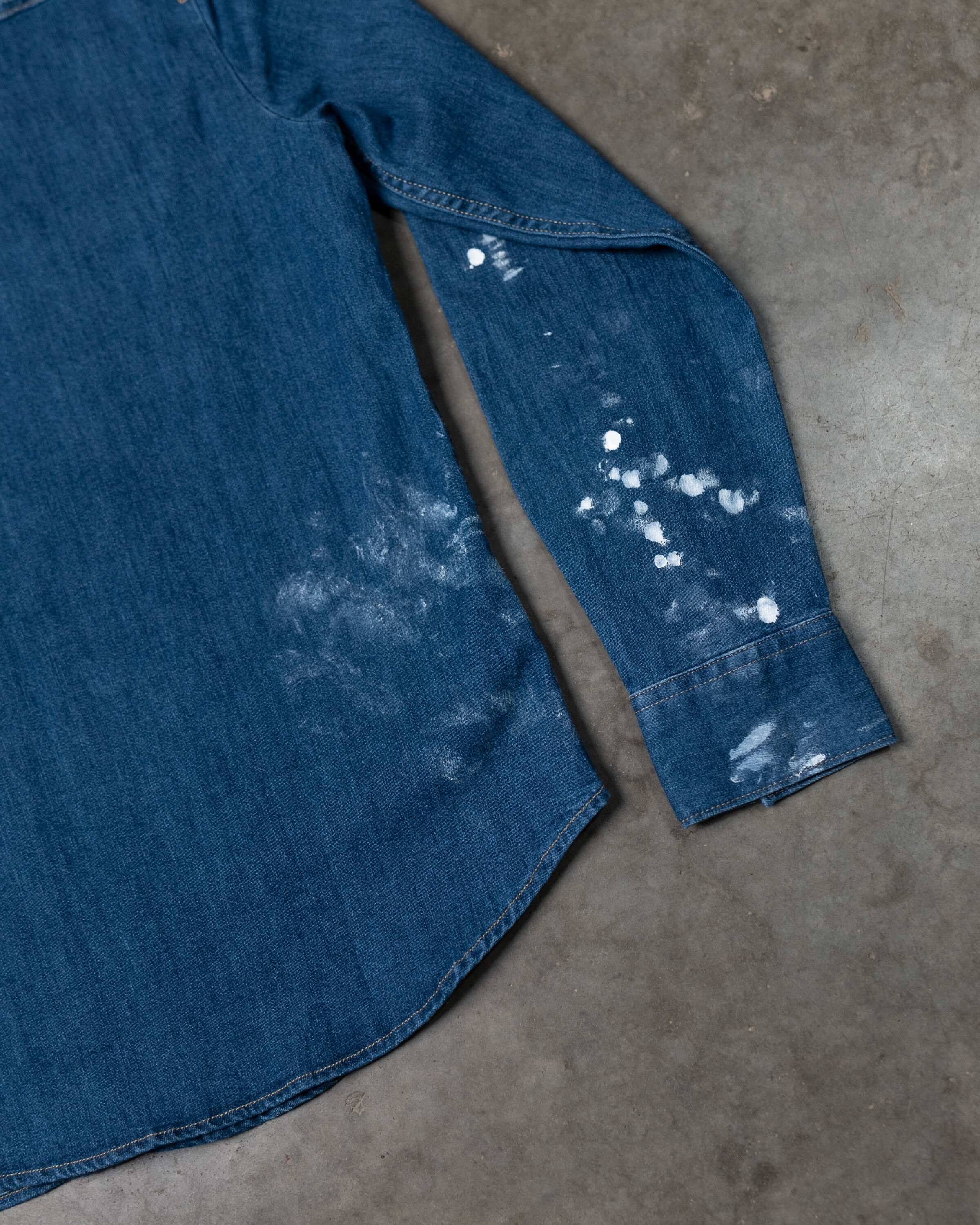 levi's pearl snap denim shirt Image 4