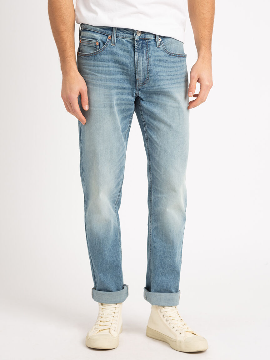 Slim straight jeans hotsell mens