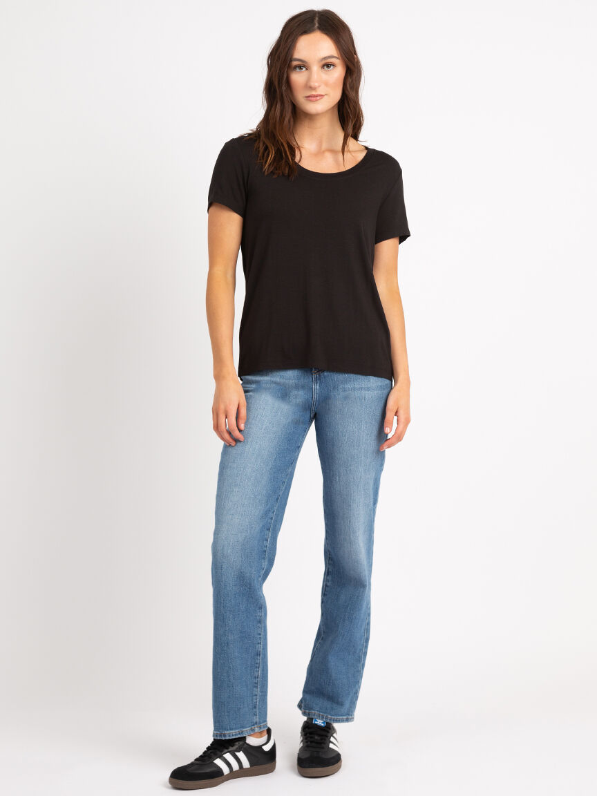 brady scoop neck t-shirt Image 2