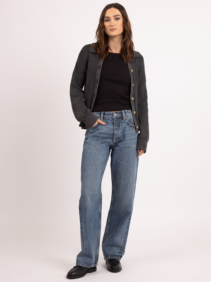 marta button front cardigan Image 4