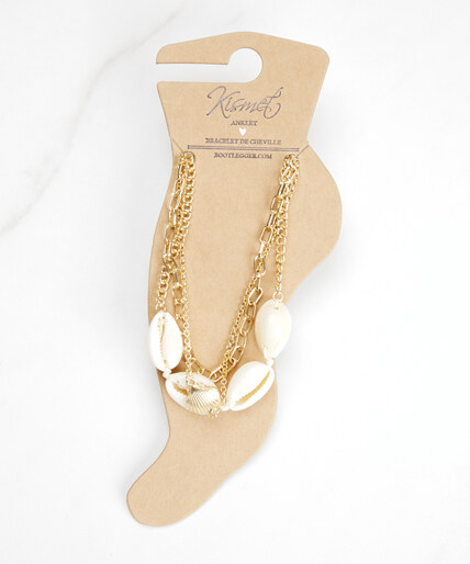shell and charm anklets Image 1