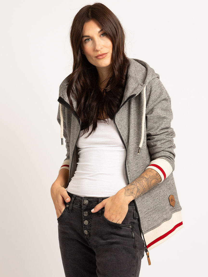 zaharah cabin full zip hooded fleece Image 2