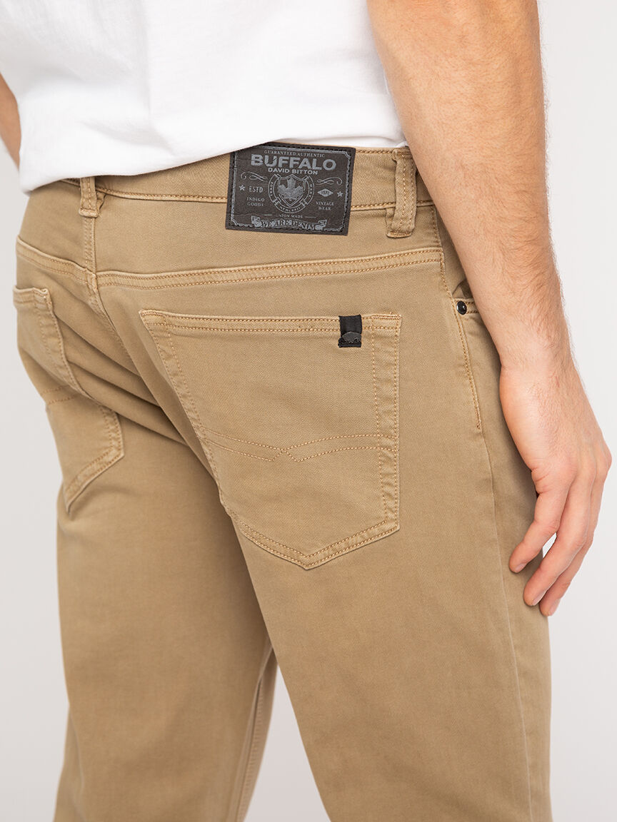 beige straight six jean Image 6