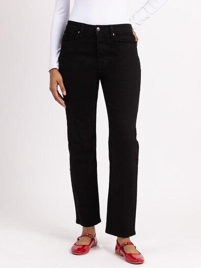 tegan straight leg jean black tegan straight leg jean black