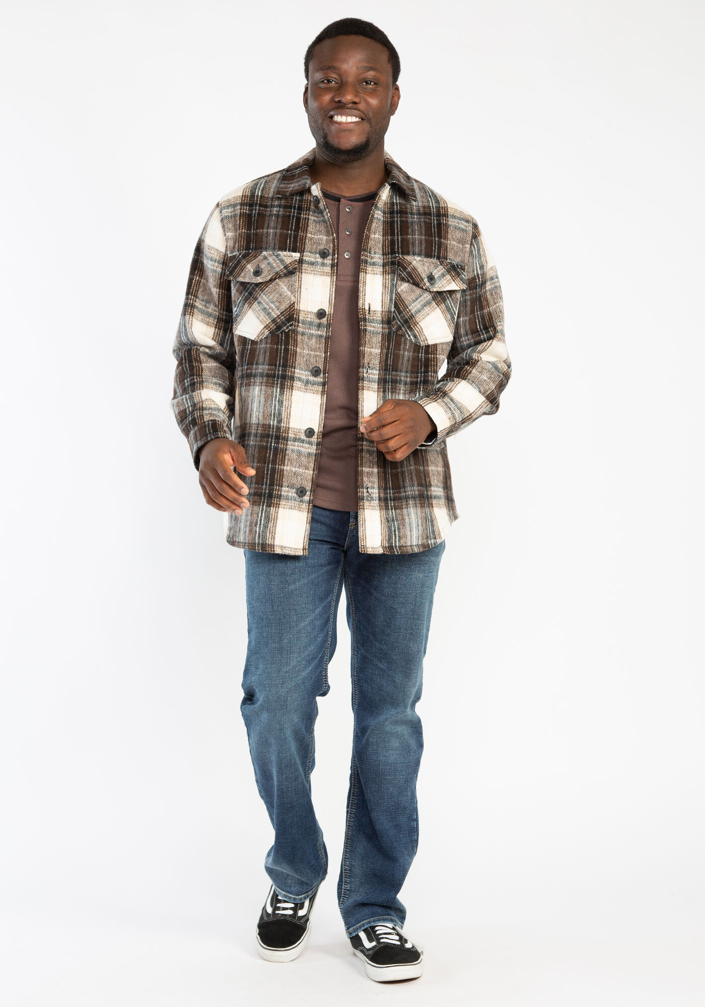 plaid shirt jacket Image 3