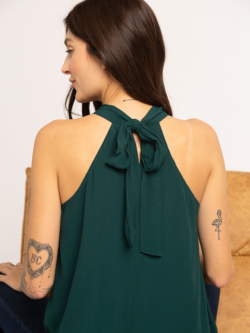 gwen halter tie neck blouse Image 6