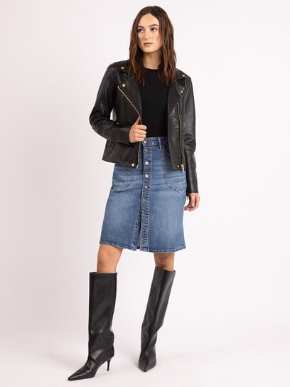 denim midi skirt denim midi skirt