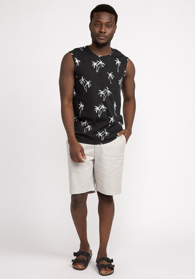 orion palm printed tank top Image 3