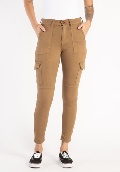 high rise skinny coloured cargo high rise skinny coloured cargo Image 3