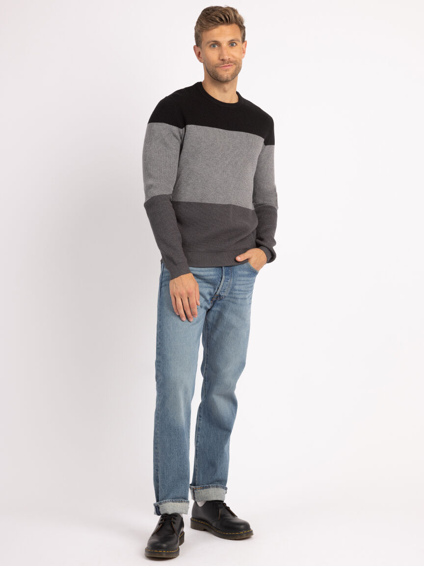 matthew colourblock sweater Image 2